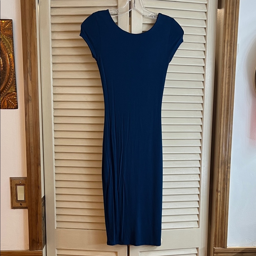 Wet Seal Dark Blue Midi Dress